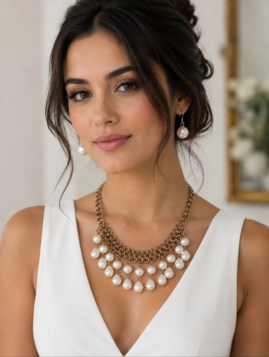 Jewelry - Pearly White Necklace